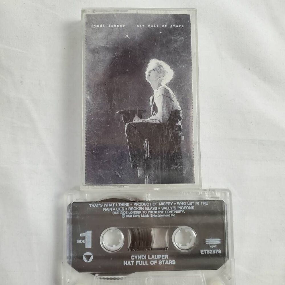 Cyndi Lauper – Hat Full of Stars Cassette Album 1993 Epic Records Pop Rock
